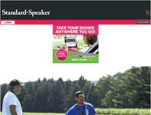 Tablet Screenshot of m.standardspeaker.com